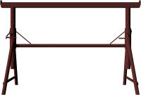 (obrázek pro) Stavební koza Combi N délka 110 cm, výška 55 - 90 cm, lakovaná