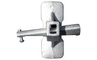 Klínový zámek šalovacích drátů 8-12 mm, litina