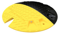 Zpomalovací práh koncový 21x40x5 cm, žlutý