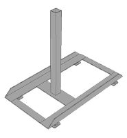 (obrázek pro) Rám pro uložení stabilizačních patek PROVINZ, pojme až 4 ks, 81x45 cm