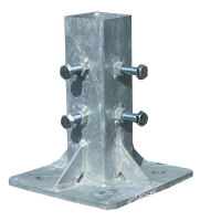 Patka k betonové kostce pro instalaci trubky 40x40 nebo 60x60 mm