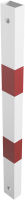 Příčka ochjranného zábradlí 70x70 mm, d. 80 cm, bílo-červená
