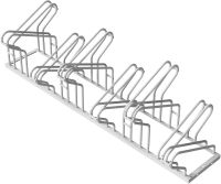 Oboustranný stojan na 2x6 kol z ocelových profilů, 210x60x51 cm, pozink