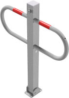 Zábrana pro průchod, sklopná na cyl. klíč, 80x90 cm, pozink