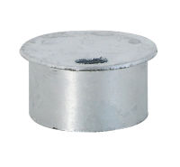 Ocelový sloupek pr. 76 mm, v. 140 cm, do betonu, pozink