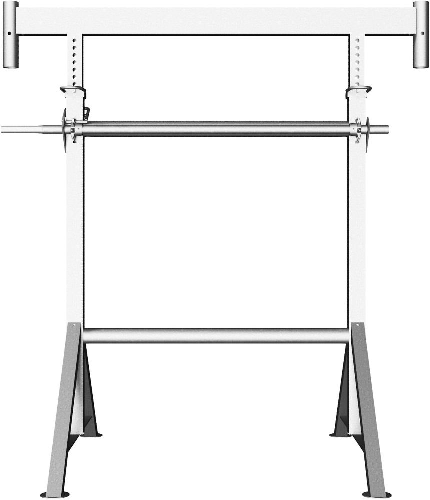 (obrázek pro) Klikou nastavitelná stavební koza K1200, š 120 cm, V2, zinkovaná