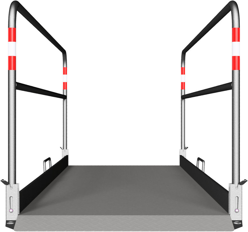 (obrázek pro) Hliníková lávka přes výkop 100x320 cm, 200 kg/m2