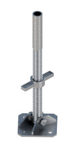 Závitová noha pro vyrovnání lešení nebo betonových bloků, 100-375 mm